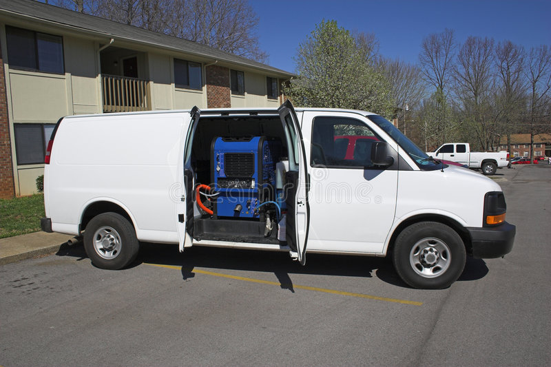 Carpet cleaning van 1